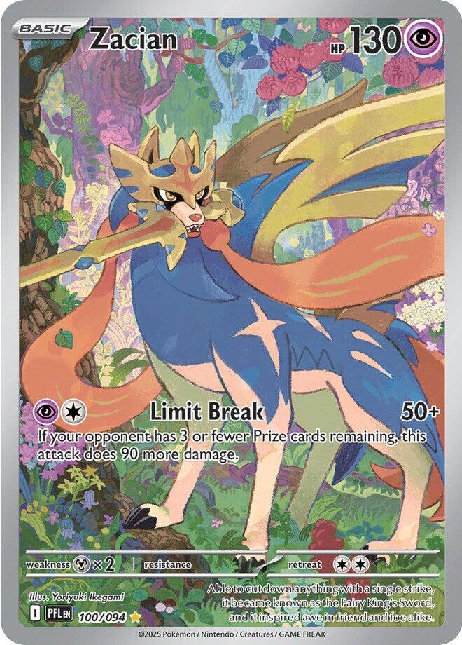 Zacian (100/094) [Mega Evolution: Phantasmal Flames] | L.A. Mood Comics and Games