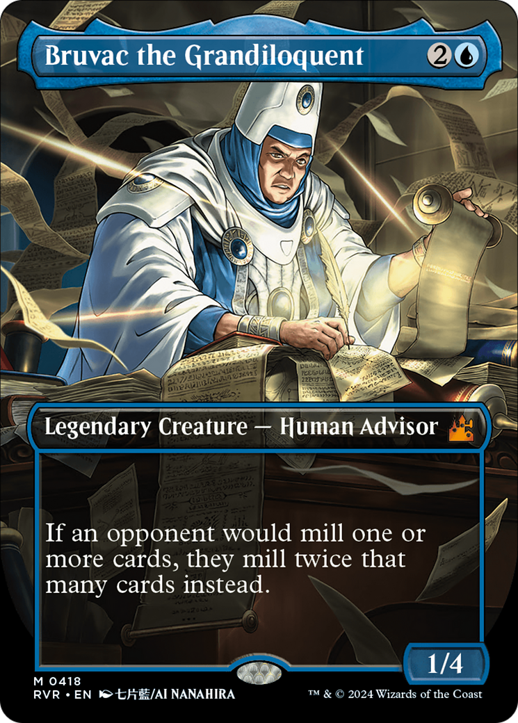 Bruvac the Grandiloquent (Anime Borderless) [Ravnica Remastered] | L.A. Mood Comics and Games