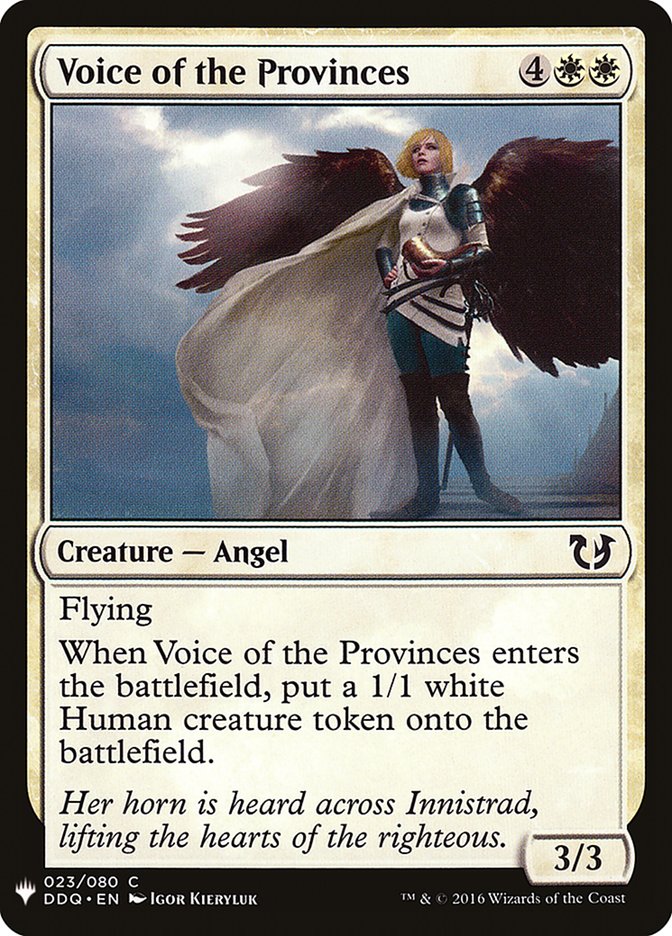 Voice of the Provinces [Mystery Booster] | L.A. Mood Comics and Games