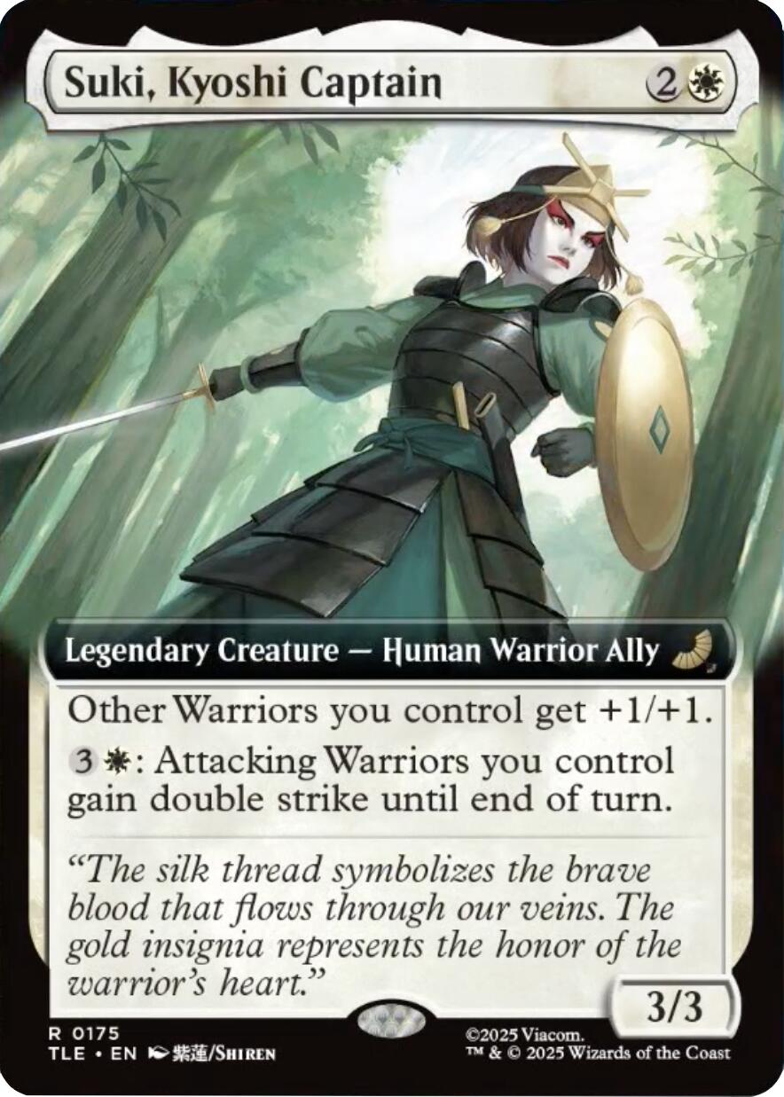 Suki, Kyoshi Captain (Extended Art) [Avatar: The Last Airbender: Eternal-Legal] | L.A. Mood Comics and Games