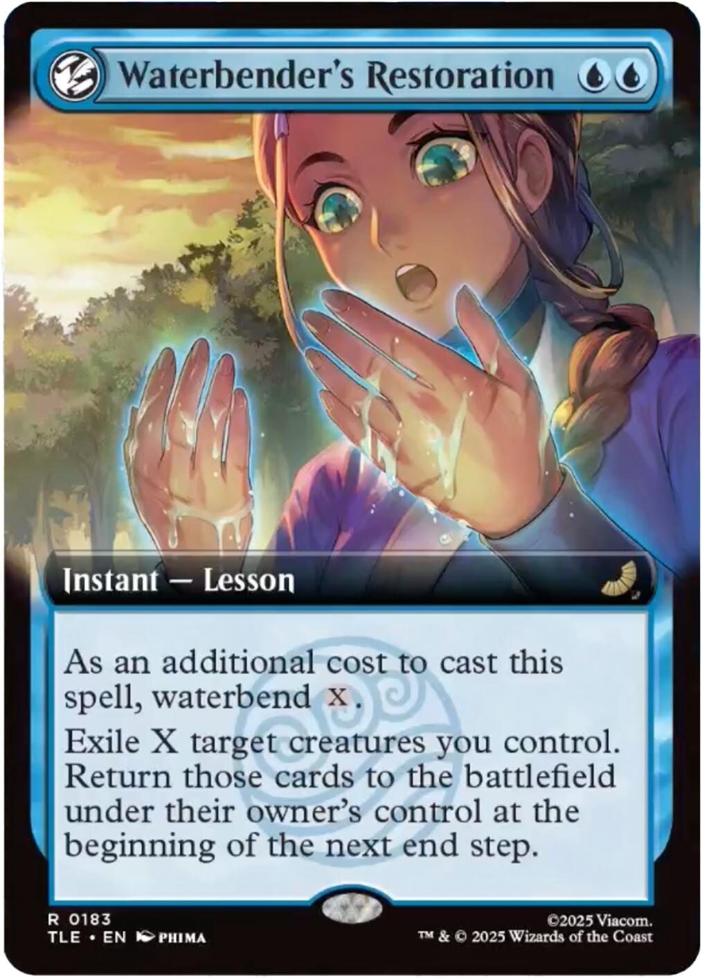Waterbender's Restoration (Extended Art) [Avatar: The Last Airbender: Eternal-Legal] | L.A. Mood Comics and Games