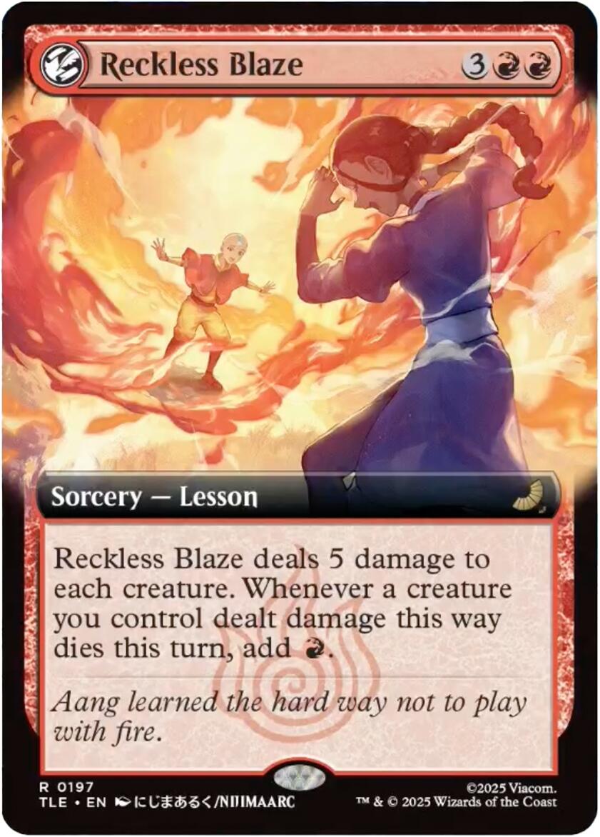 Reckless Blaze (Extended Art) [Avatar: The Last Airbender: Eternal-Legal] | L.A. Mood Comics and Games