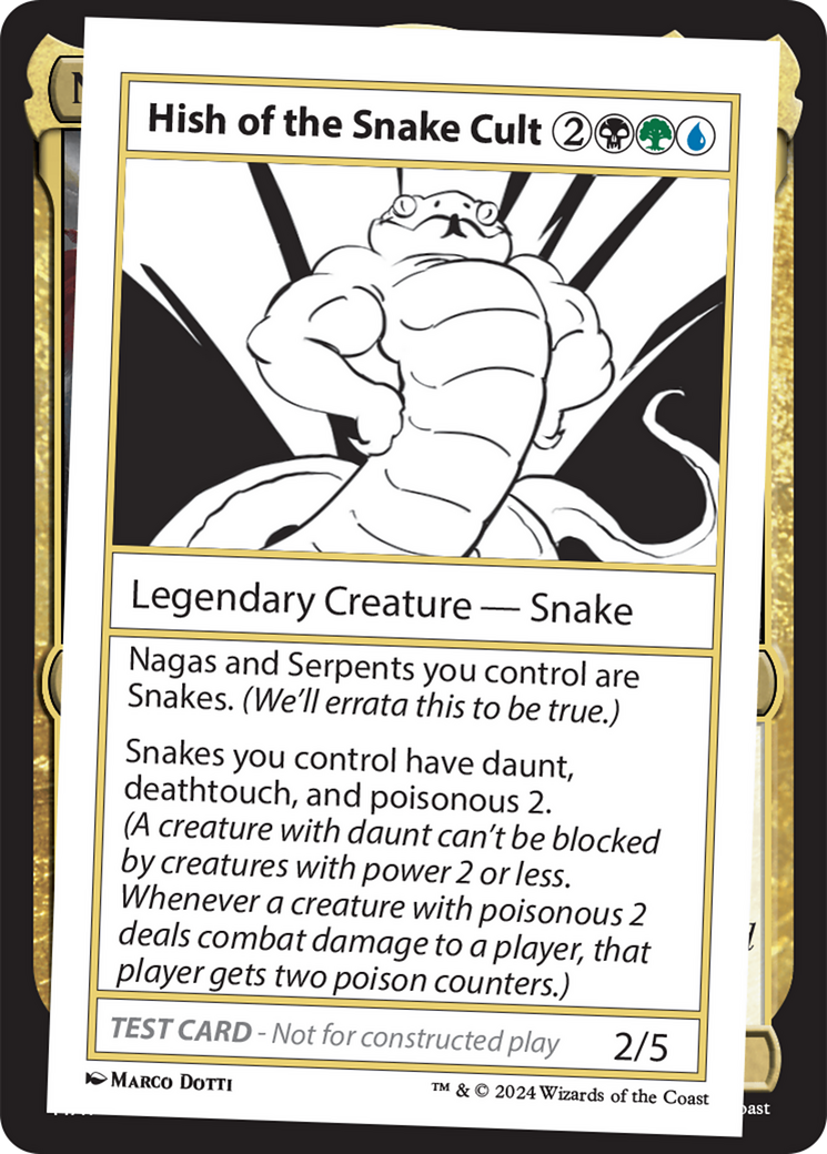 Hish of the Snake Cult [Mystery Booster 2 Playtest Cards] | L.A. Mood Comics and Games