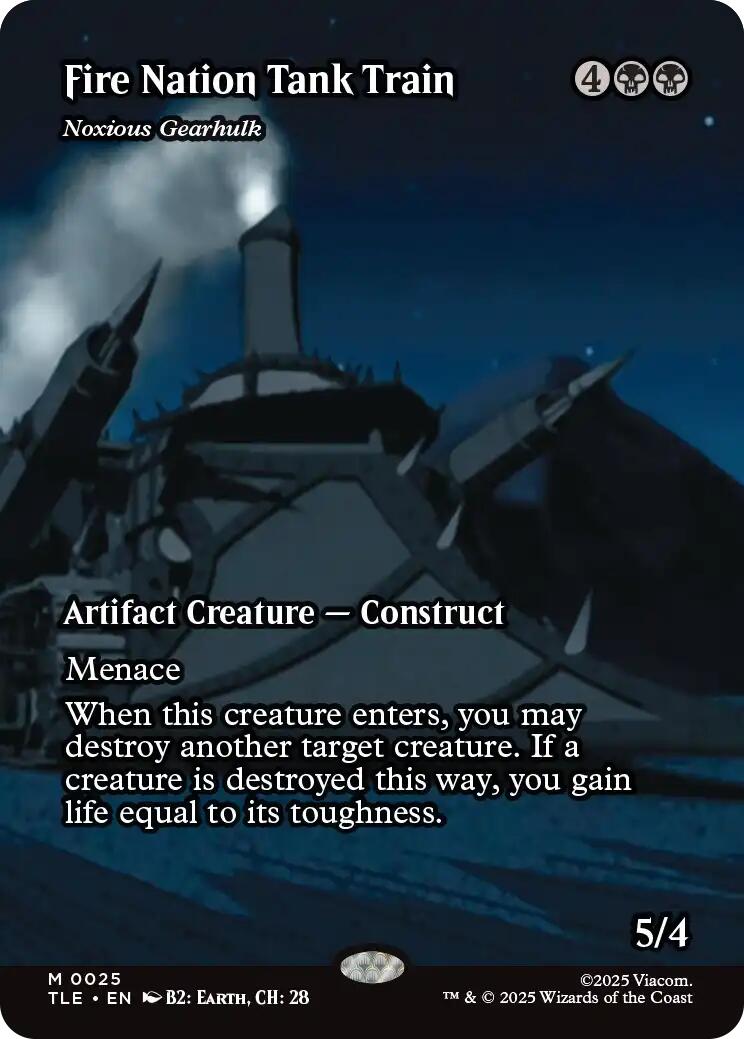 Fire Nation Tank Train - Noxious Gearhulk (Borderless) [Avatar: The Last Airbender: Eternal-Legal] | L.A. Mood Comics and Games