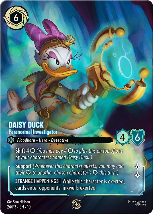 Daisy Duck - Paranormal Investigator (Store Championship) (24) [Promo Cards] | L.A. Mood Comics and Games