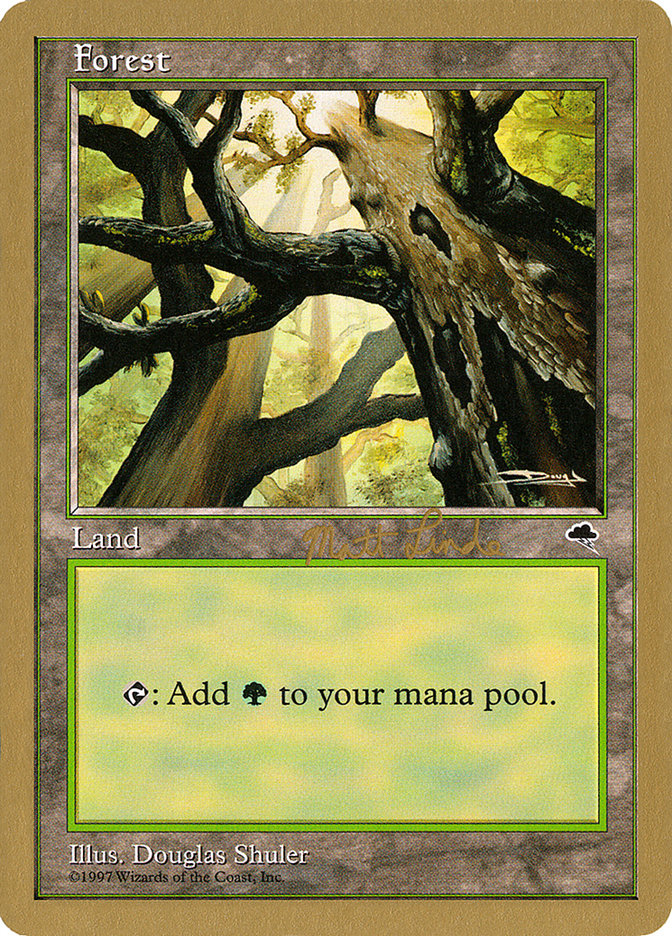 Forest (ml347a) (Matt Linde) [World Championship Decks 1999] | L.A. Mood Comics and Games
