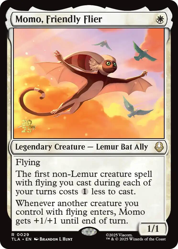 Momo, Friendly Flier [Avatar: The Last Airbender Prerelease Cards] | L.A. Mood Comics and Games