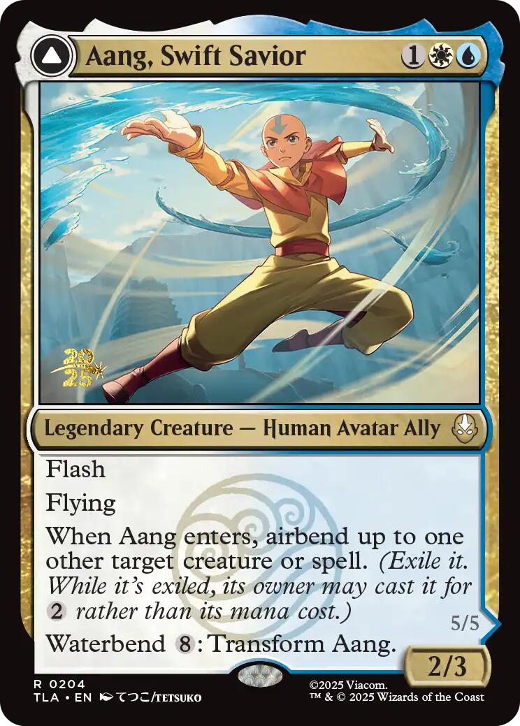 Aang, Swift Savior [Avatar: The Last Airbender Prerelease Cards] | L.A. Mood Comics and Games