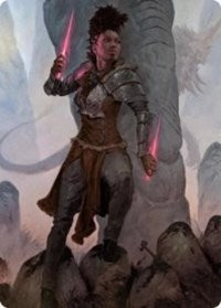 Kaya the Inexorable Art Card [Kaldheim Art Series] | L.A. Mood Comics and Games