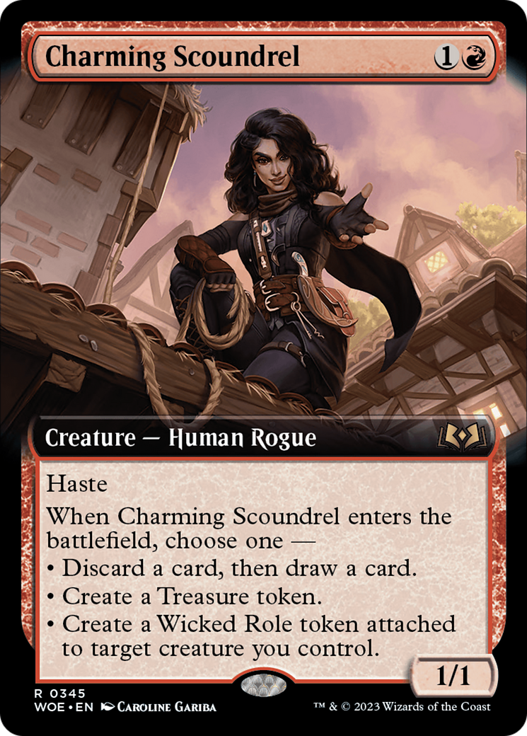 Charming Scoundrel (Extended Art) [Wilds of Eldraine] | L.A. Mood Comics and Games