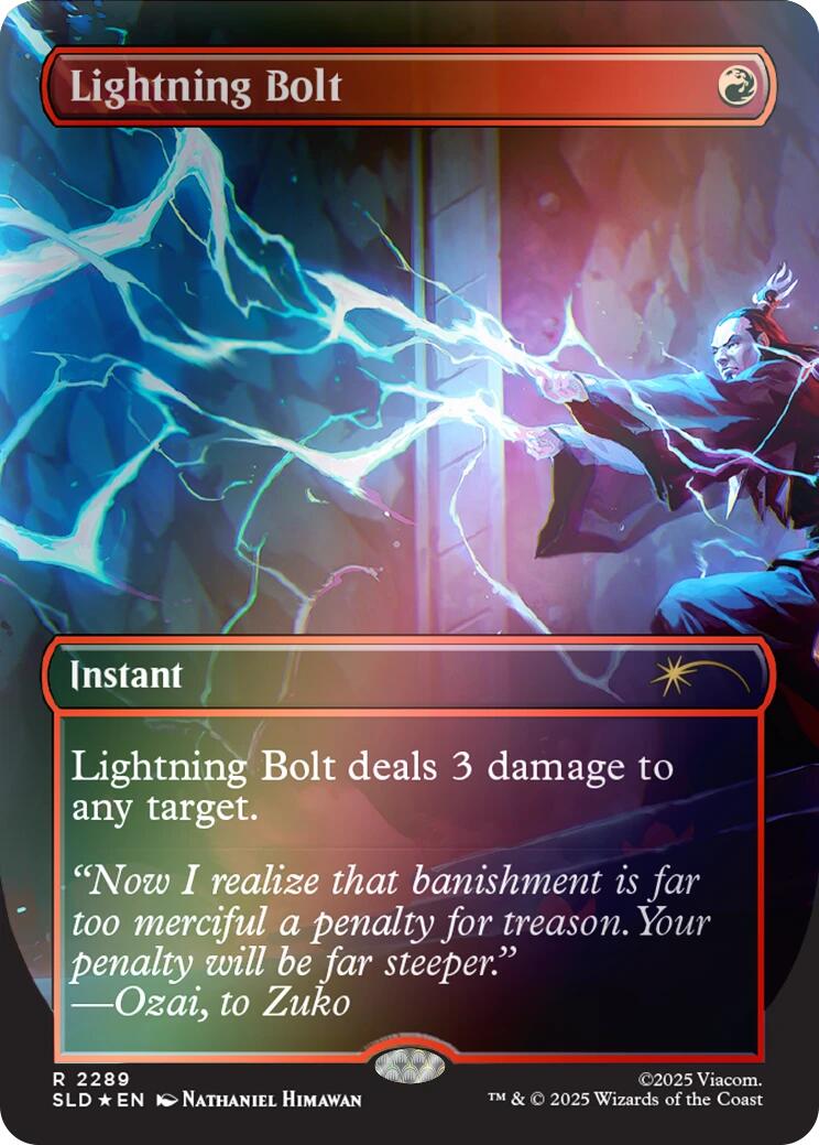 Lightning Bolt (2289) (Rainbow Foil) [Secret Lair Drop Series] | L.A. Mood Comics and Games