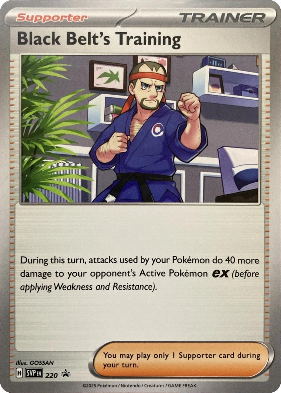 Black Belt's Training (220) [Scarlet & Violet: Black Star Promos] | L.A. Mood Comics and Games