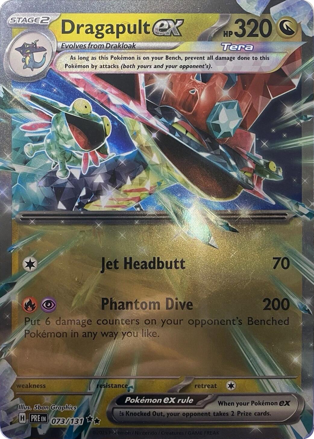 Dragapult ex (073/131) (Jumbo Card) [Scarlet & Violet: Prismatic Evolutions] | L.A. Mood Comics and Games