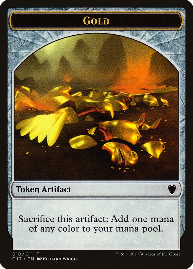 Gold Token [Commander 2017 Tokens] | L.A. Mood Comics and Games