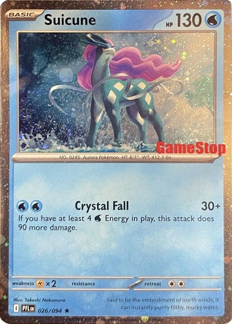 Suicune (024/131) (Cosmos Holo) (GameStop Exclusive) [Miscellaneous Cards] | L.A. Mood Comics and Games