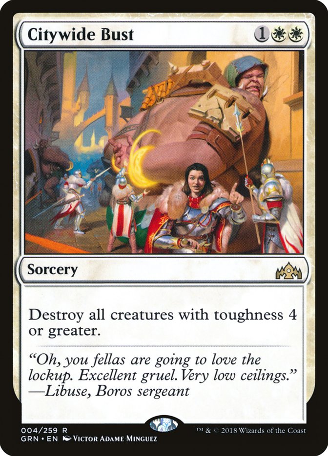 Citywide Bust [Guilds of Ravnica] | L.A. Mood Comics and Games