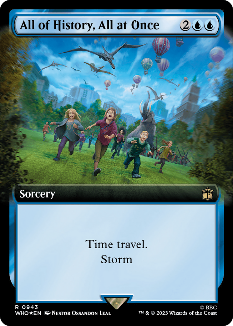 All of History, All at Once (Extended Art) (Surge Foil) [Doctor Who] | L.A. Mood Comics and Games