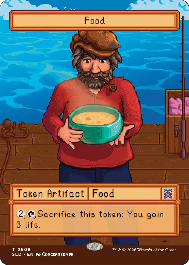 Food Token (2808) [Secret Lair Drop Series] | L.A. Mood Comics and Games