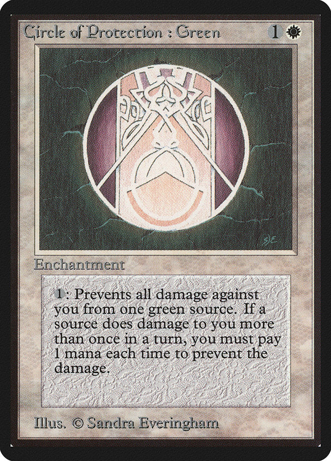 Circle of Protection: Green [Beta Edition] | L.A. Mood Comics and Games
