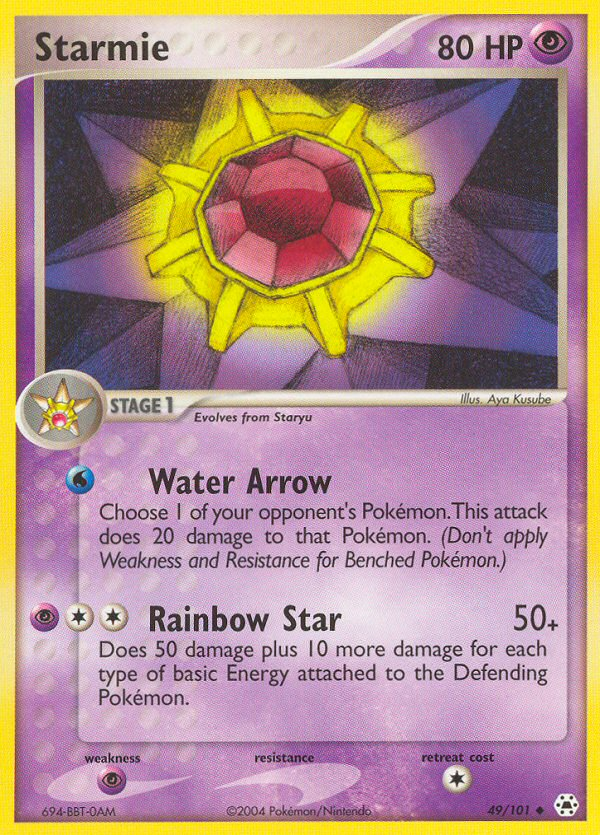 Starmie (49/101) [EX: Hidden Legends] | L.A. Mood Comics and Games