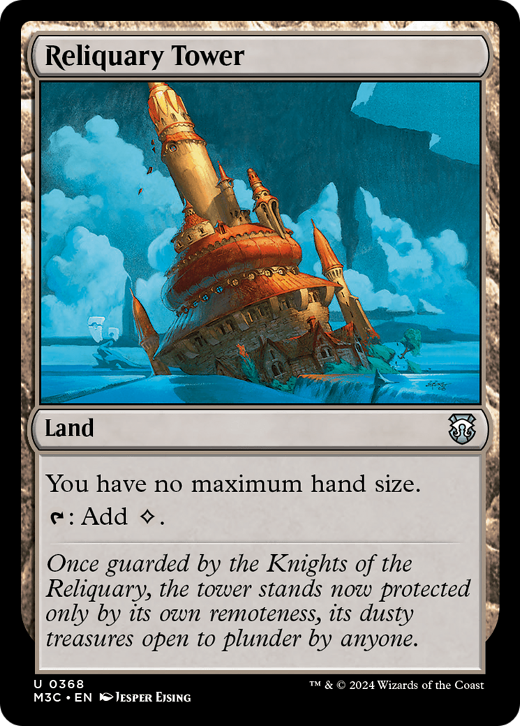 Reliquary Tower (Ripple Foil) [Modern Horizons 3 Commander] | L.A. Mood Comics and Games