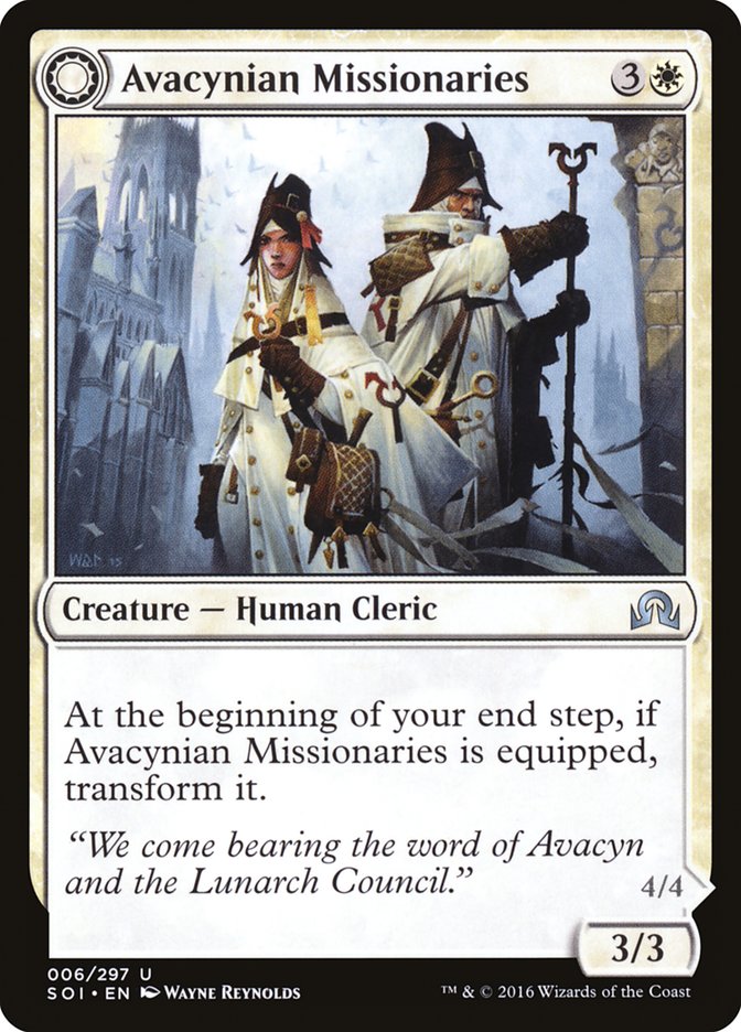 Avacynian Missionaries // Lunarch Inquisitors [Shadows over Innistrad] | L.A. Mood Comics and Games