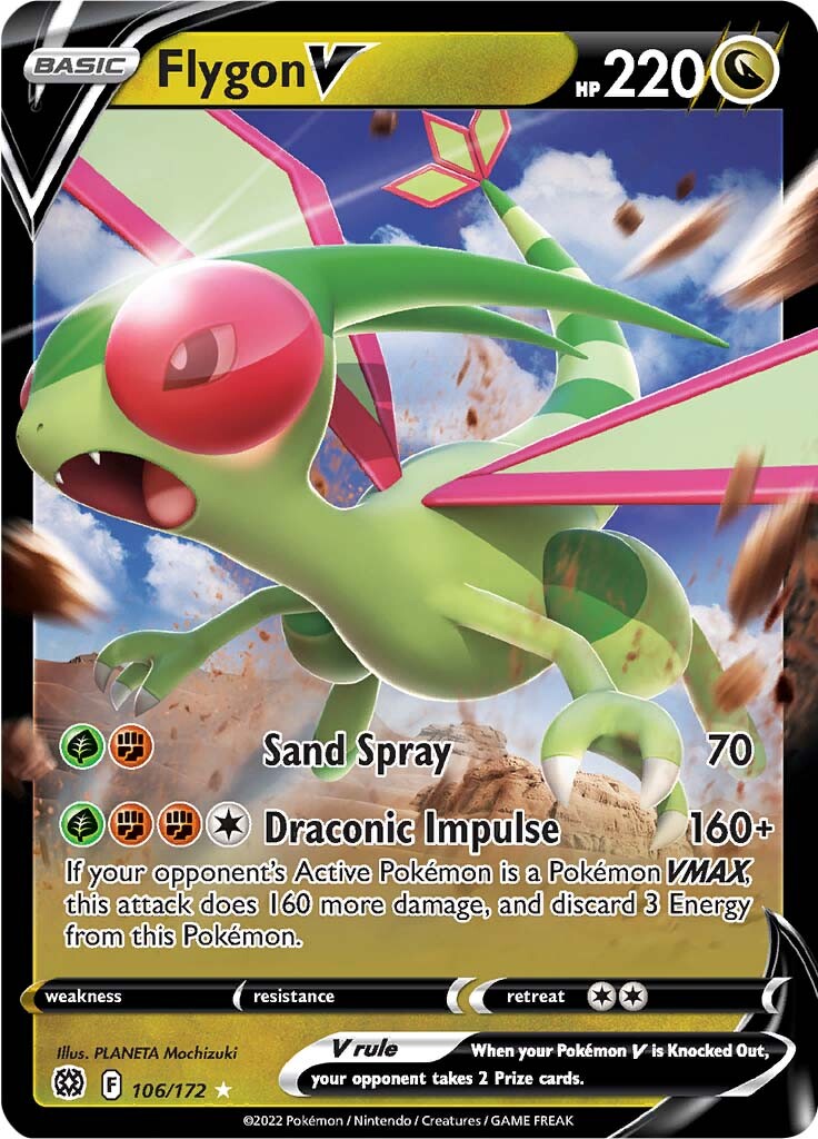 Flygon V (106/172) [Sword & Shield: Brilliant Stars] | L.A. Mood Comics and Games
