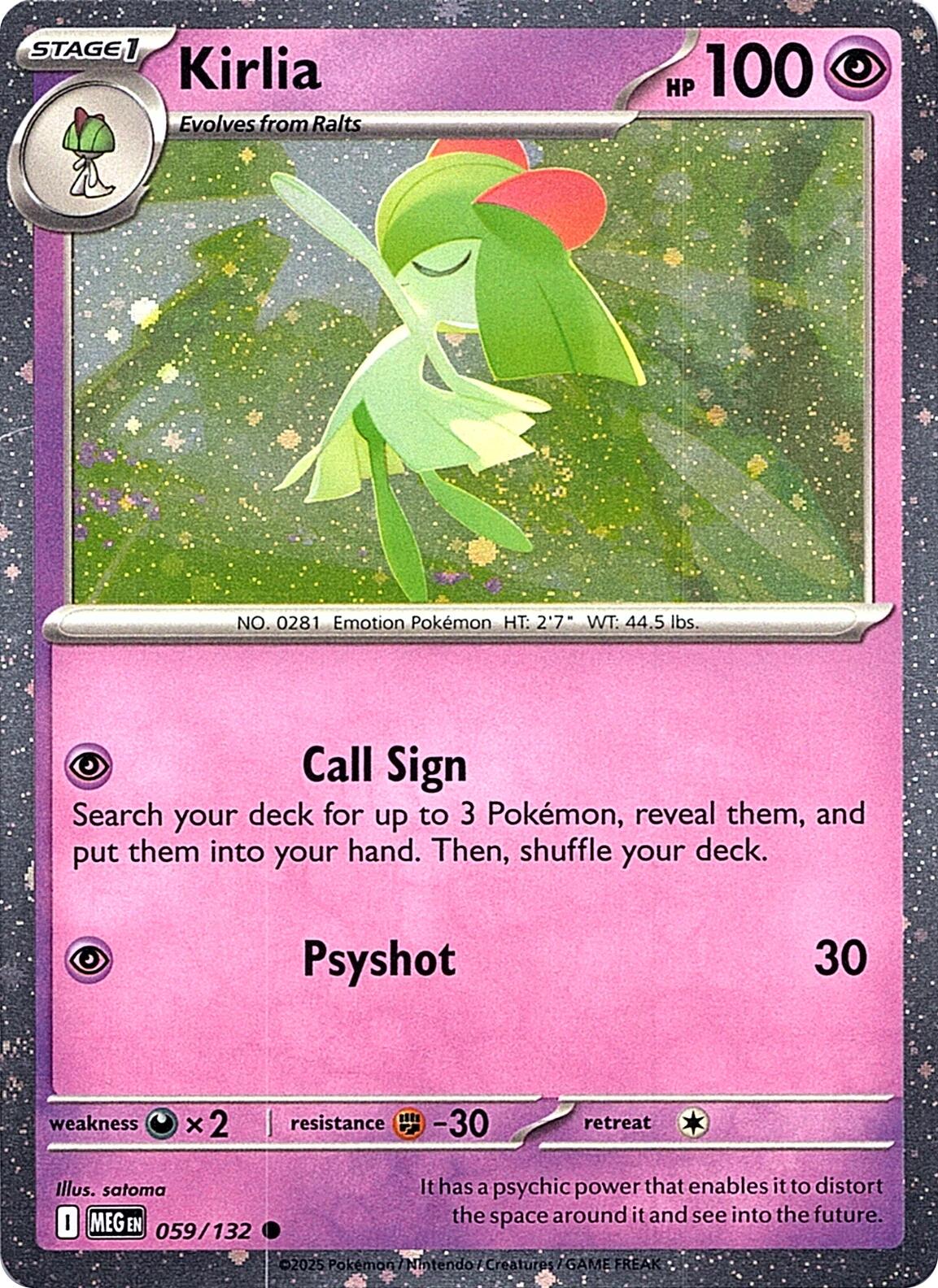 Kirlia (059/132) (Cosmos Holo) [Miscellaneous Cards] | L.A. Mood Comics and Games