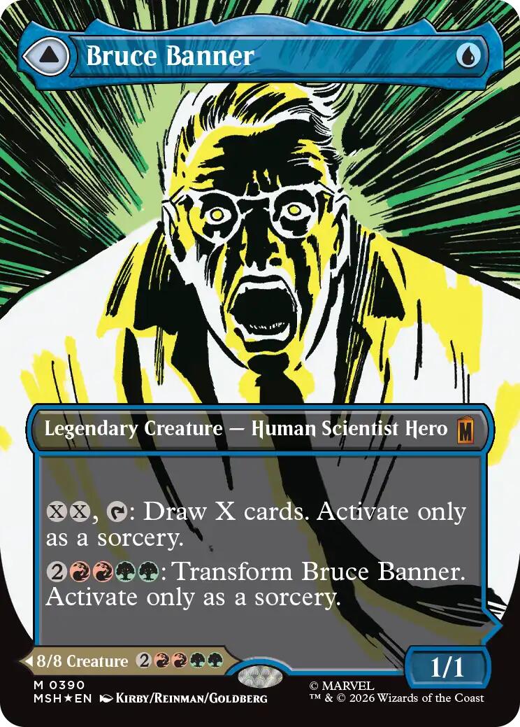Bruce Banner (Borderless) (0390) [Marvel Super Heroes] | L.A. Mood Comics and Games