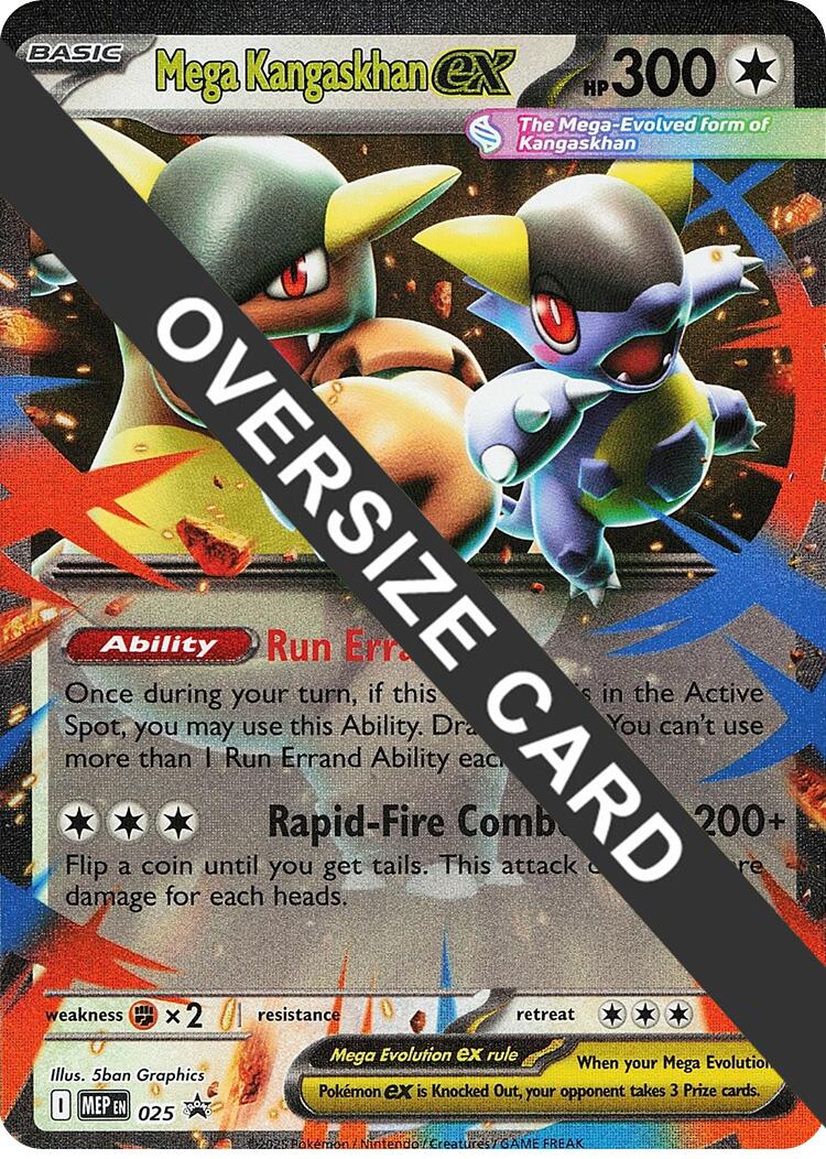 Mega Kangaskhan ex (025) (Jumbo Card) [Mega Evolution Promo] | L.A. Mood Comics and Games