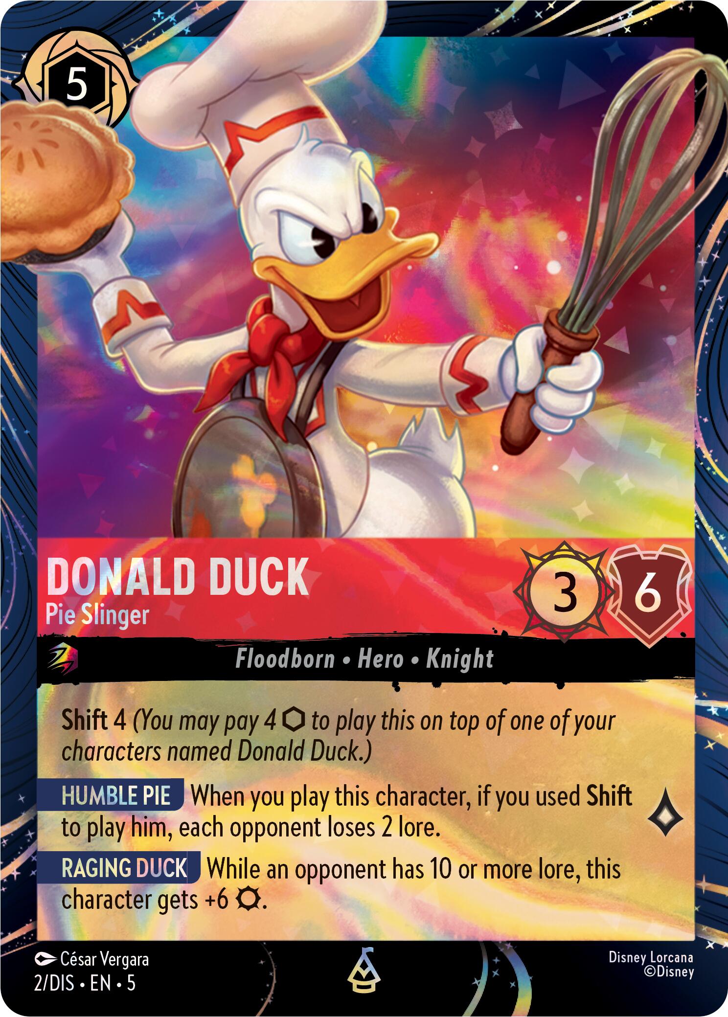 Donald Duck - Pie Slinger (2) [Promo Cards] | L.A. Mood Comics and Games