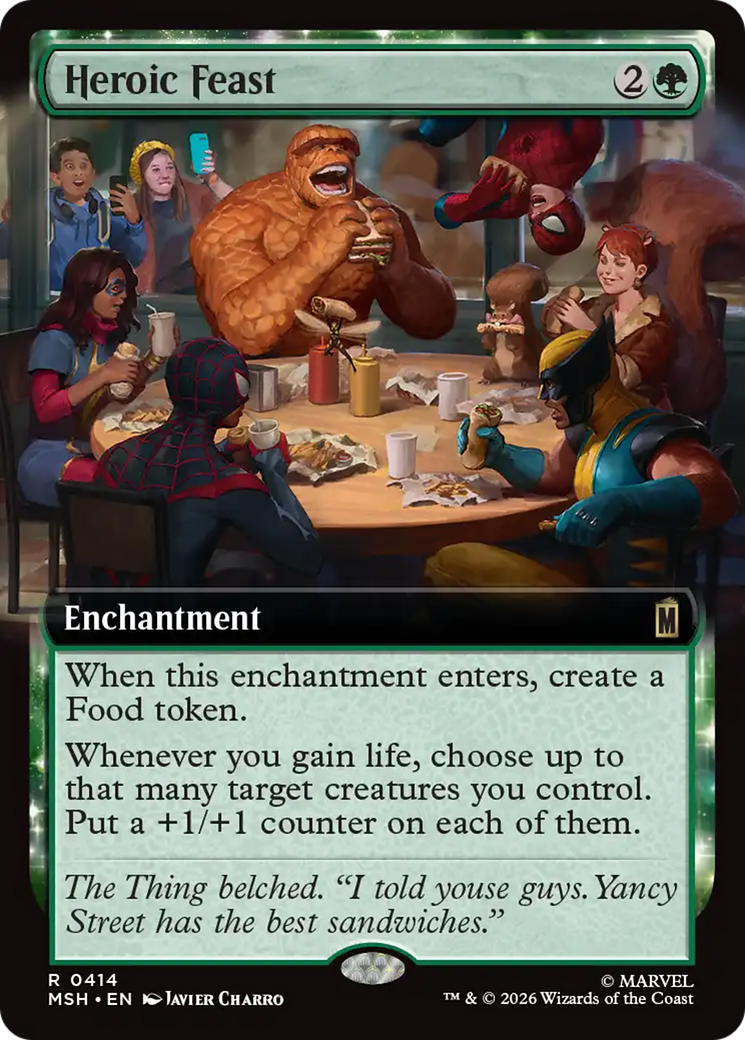 Heroic Feast (Extended Art) [Marvel Super Heroes] | L.A. Mood Comics and Games