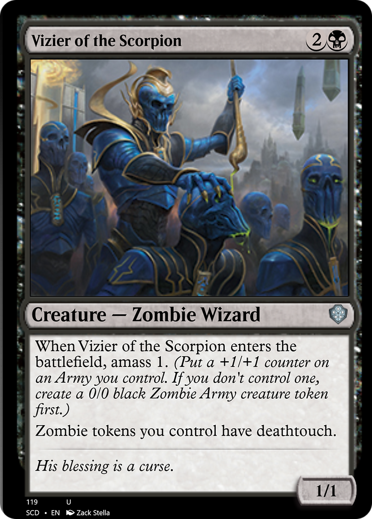 Vizier of the Scorpion [Starter Commander Decks] | L.A. Mood Comics and Games