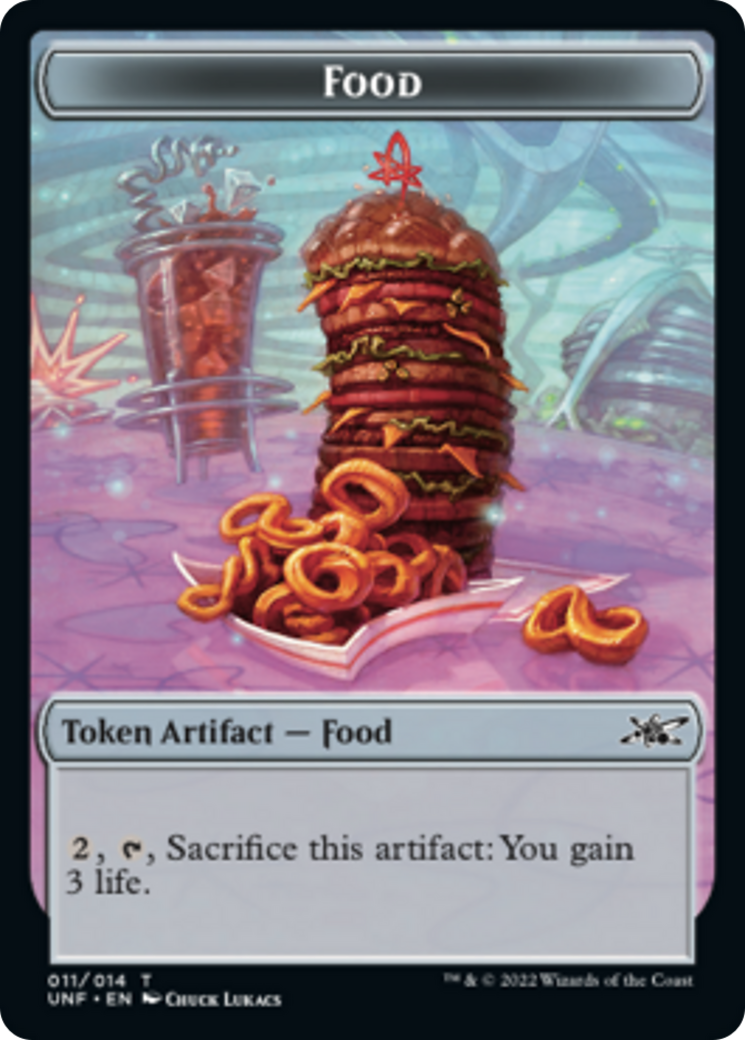 Squirrel // Food (011) Double-Sided Token [Unfinity Tokens] | L.A. Mood Comics and Games
