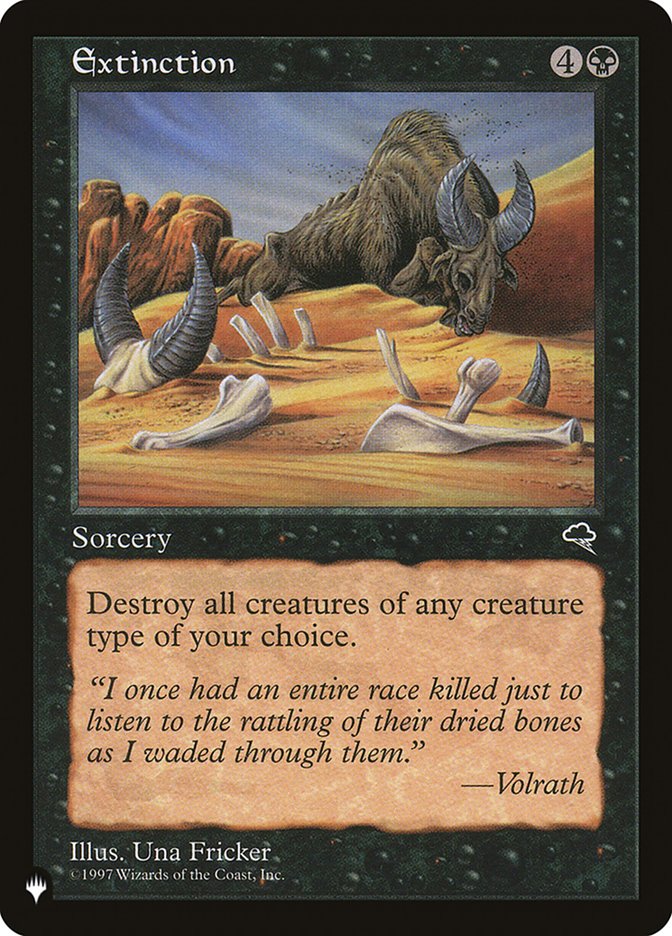 Extinction [The List] | L.A. Mood Comics and Games