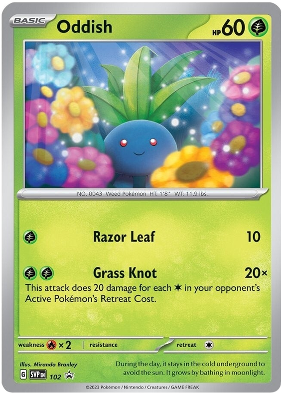 Oddish (102) [Scarlet & Violet: Black Star Promos] | L.A. Mood Comics and Games