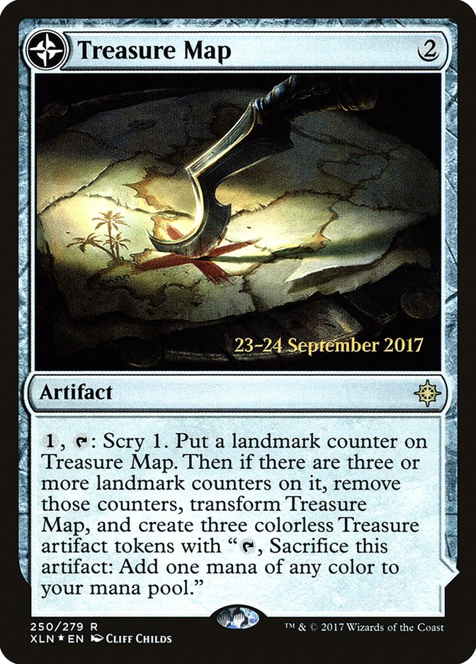 Treasure Map // Treasure Cove [Ixalan Prerelease Promos] | L.A. Mood Comics and Games