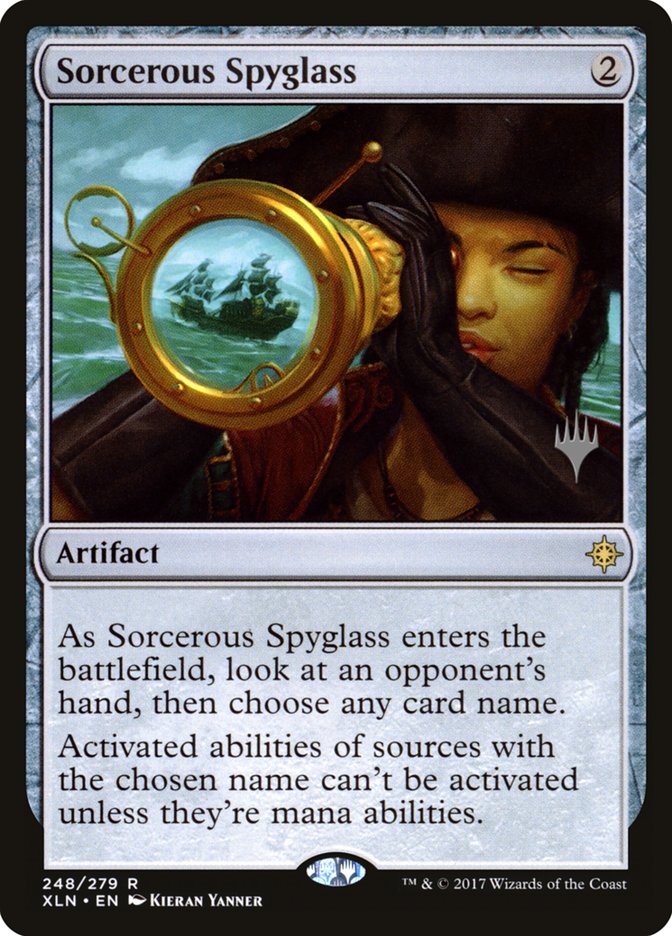 Sorcerous Spyglass (Promo Pack) [Ixalan Promos] | L.A. Mood Comics and Games