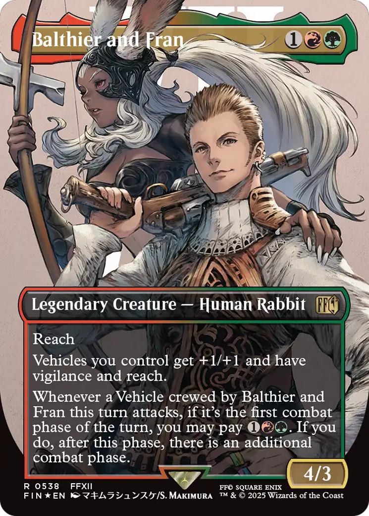 Balthier and Fran (Borderless) (Surge Foil) [FINAL FANTASY] | L.A. Mood Comics and Games