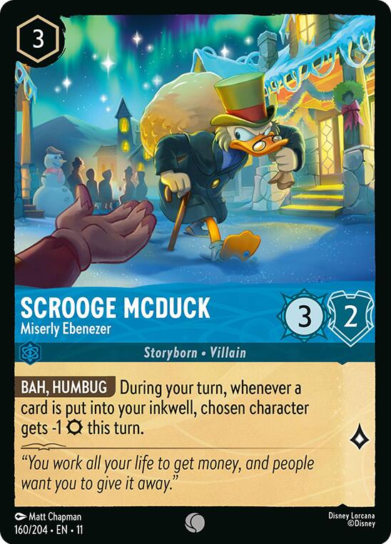 Scrooge McDuck - Miserly Ebenezer (160/204) [Winterspell] | L.A. Mood Comics and Games