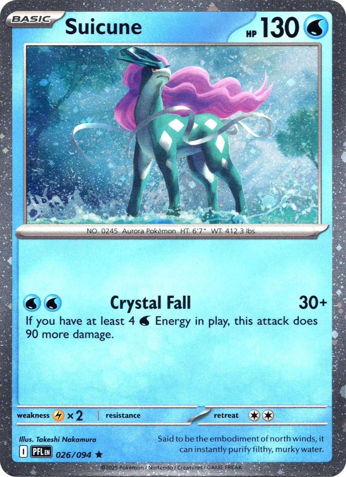 Suicune (026/094) (Cosmos Holo) [Miscellaneous Cards] | L.A. Mood Comics and Games