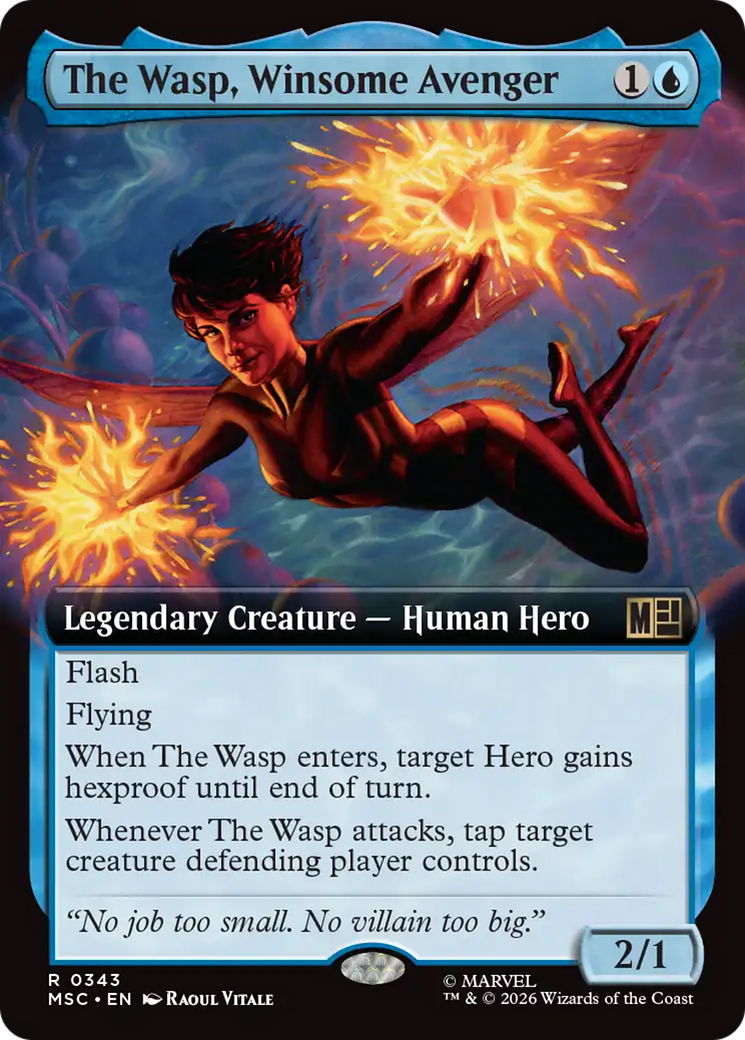 The Wasp, Winsome Avenger (Extended Art) [Marvel Super Heroes Commander] | L.A. Mood Comics and Games