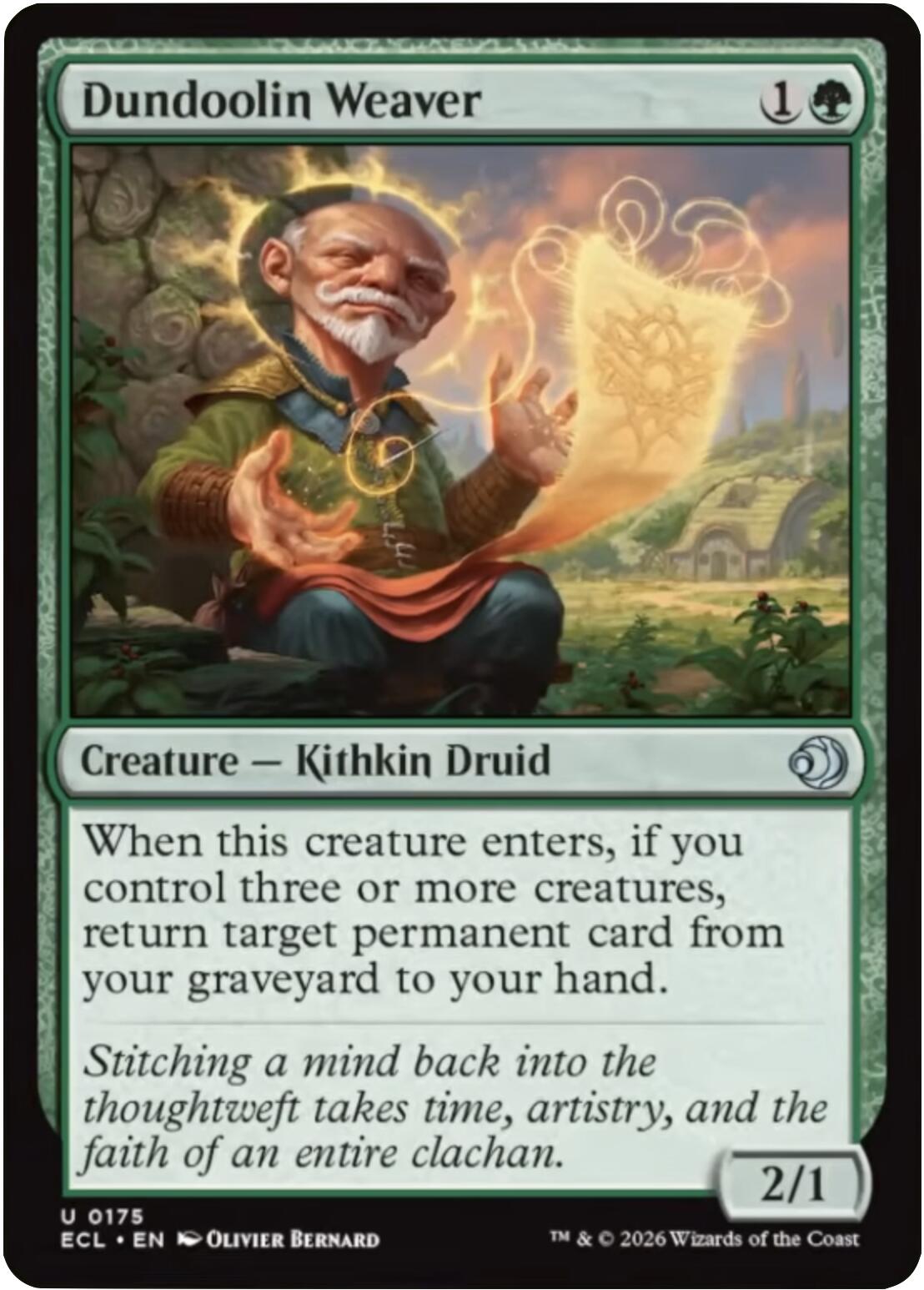 Dundoolin Weaver [Lorwyn Eclipsed] | L.A. Mood Comics and Games