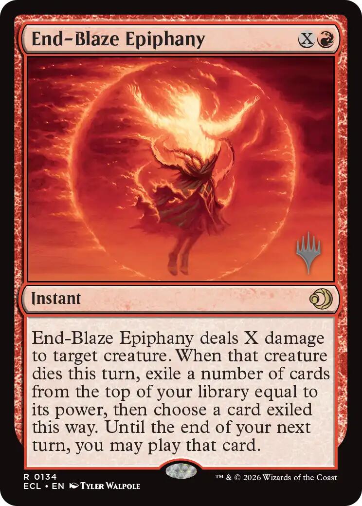 End-Blaze Epiphany [Lorwyn Eclipsed Promos] | L.A. Mood Comics and Games