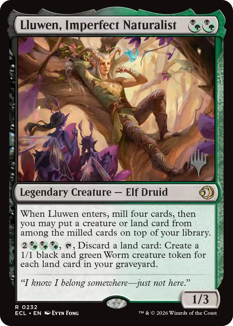 Lluwen, Imperfect Naturalist [Lorwyn Eclipsed Promos] | L.A. Mood Comics and Games