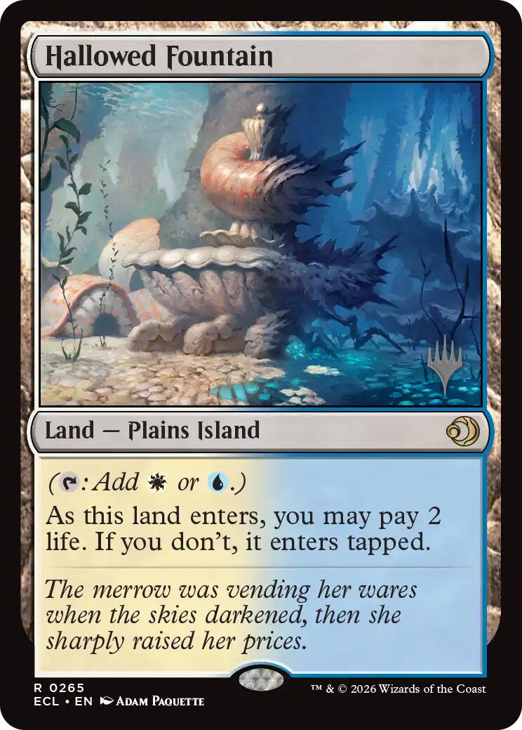 Hallowed Fountain [Lorwyn Eclipsed Promos] | L.A. Mood Comics and Games