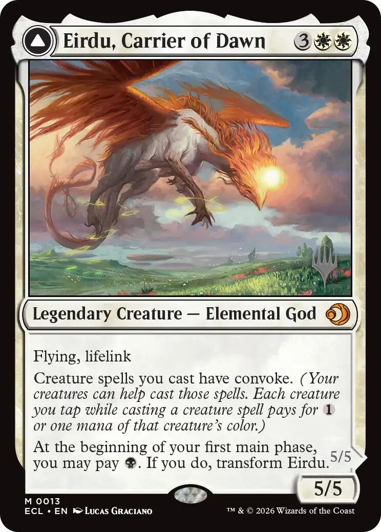 Eirdu, Carrier of Dawn [Lorwyn Eclipsed Promos] | L.A. Mood Comics and Games