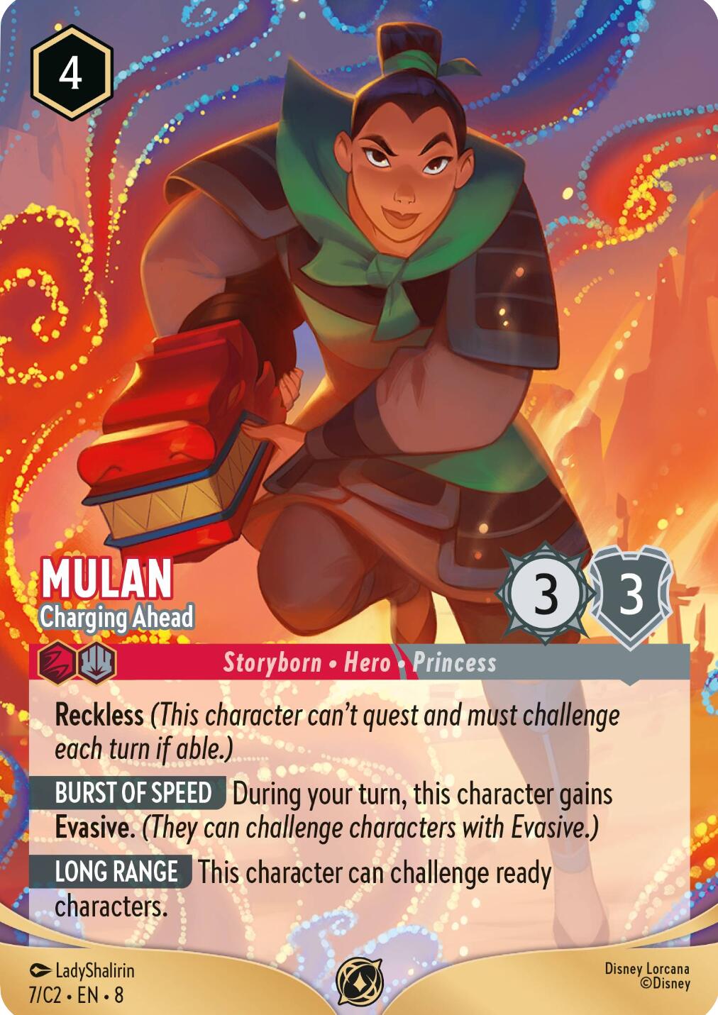 Mulan - Charging Ahead (7) (7) [Promo Cards] | L.A. Mood Comics and Games