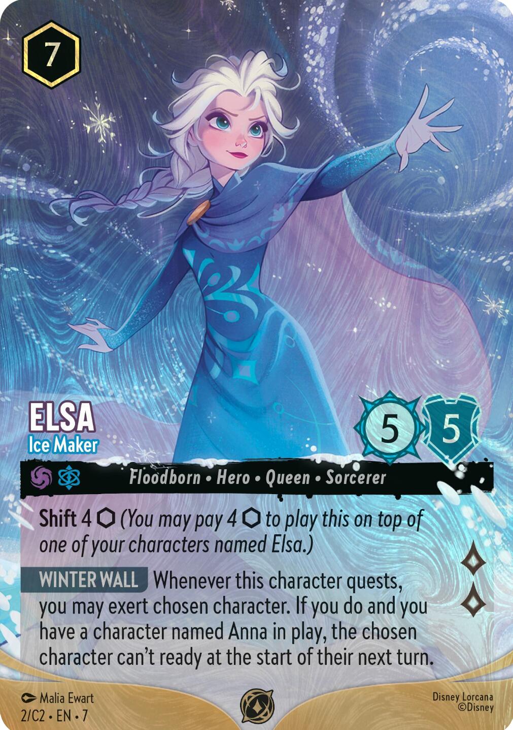 Elsa - Ice Maker (Foil) (2) [Promo Cards] | L.A. Mood Comics and Games