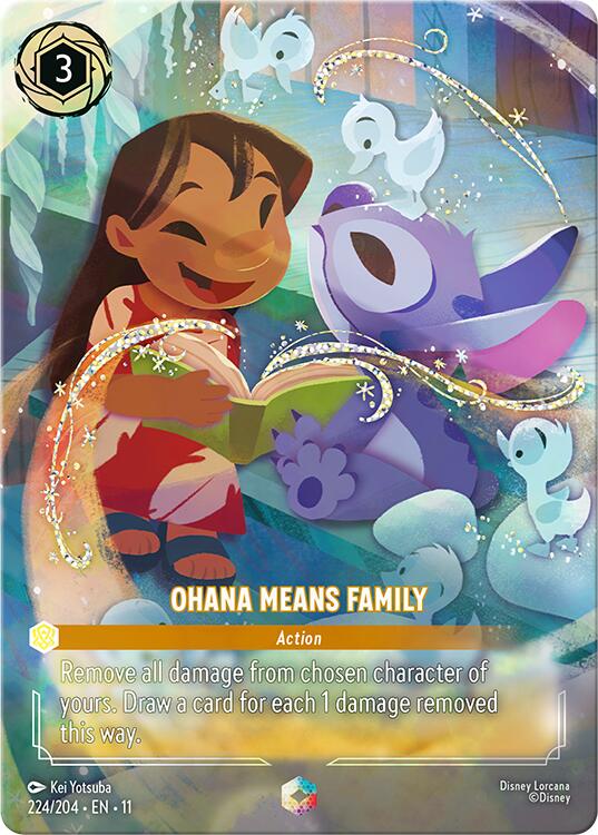 Ohana Means Family (Enchanted) (224/204) [Winterspell] | L.A. Mood Comics and Games